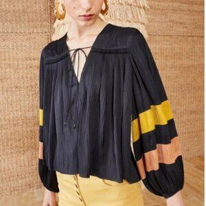 NWOT ULLA JOHNSON Tania Blouse in Marigold M $395